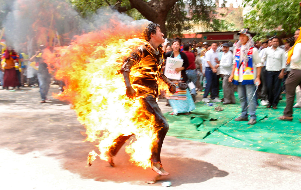 The man who set himself on fire for Tibet