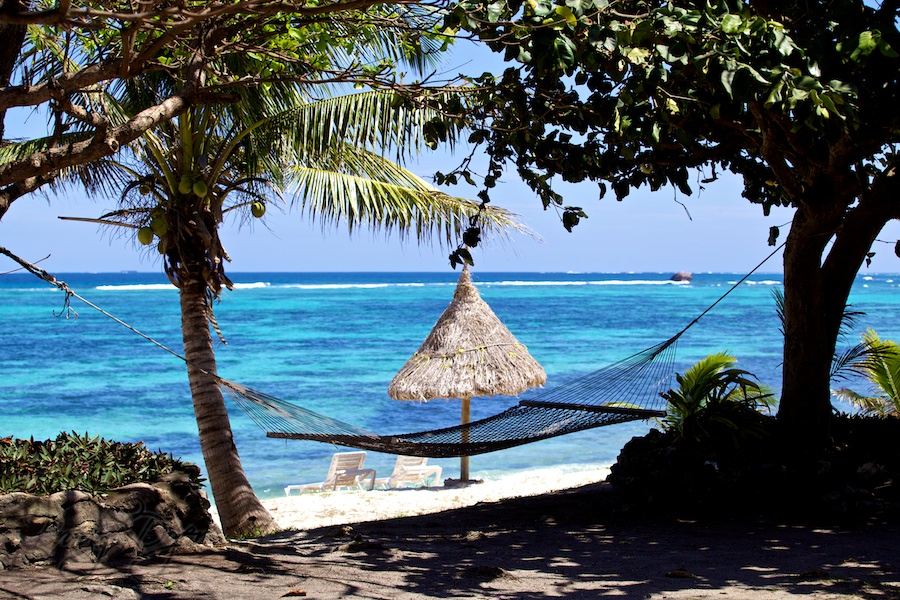 Hammock On Viwa Island Beach