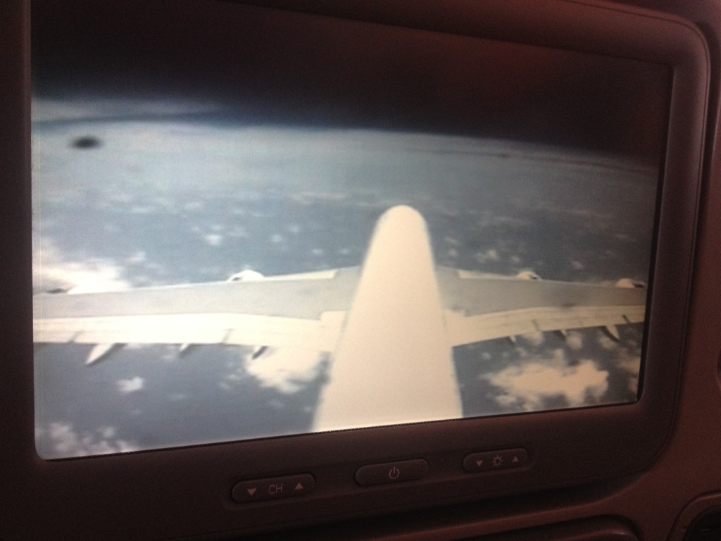 Sky view Emirates A380