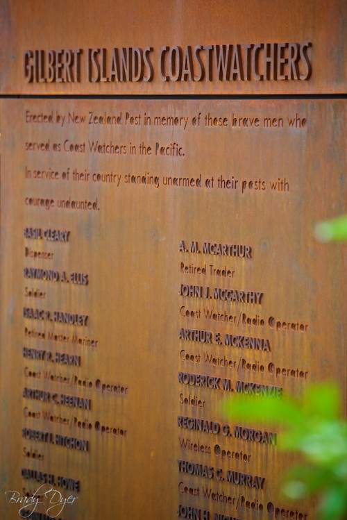 Unveiling and Dedication of the Gilbert Islands Coastwatchers Memorial