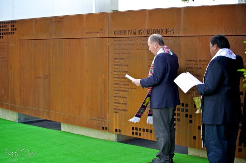 Unveiling and Dedication of the Gilbert Islands Coastwatchers Memorial