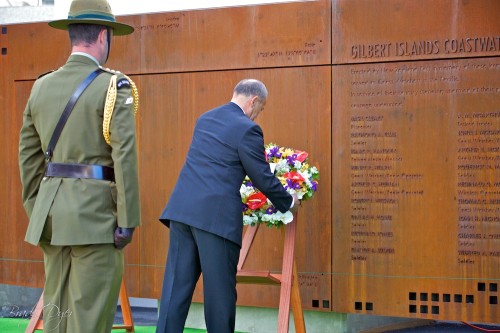 Unveiling and Dedication of the Gilbert Islands Coastwatchers Memorial