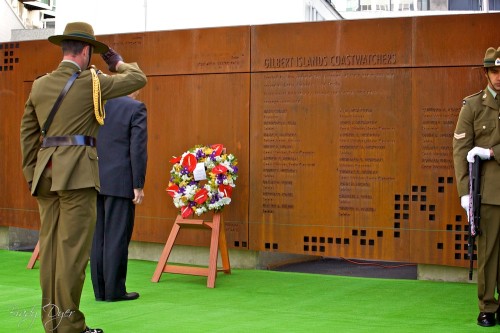 Unveiling and Dedication of the Gilbert Islands Coastwatchers Memorial