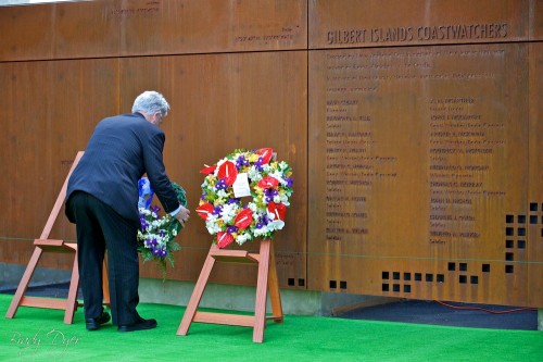 Unveiling and Dedication of the Gilbert Islands Coastwatchers Memorial