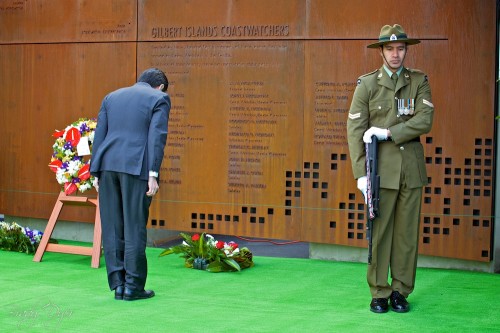 Unveiling and Dedication of the Gilbert Islands Coastwatchers Memorial