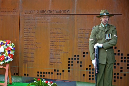 Unveiling and Dedication of the Gilbert Islands Coastwatchers Memorial