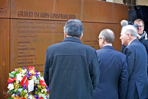 Unveiling and Dedication of the Gilbert Islands Coastwatchers Memorial