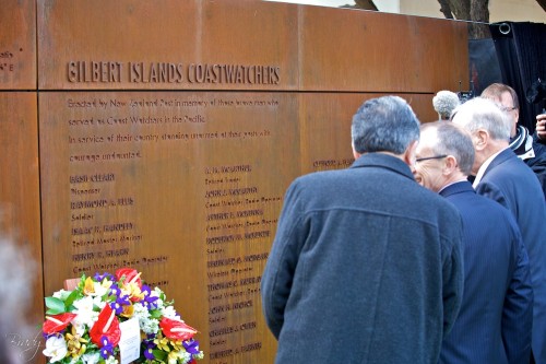 Unveiling and Dedication of the Gilbert Islands Coastwatchers Memorial