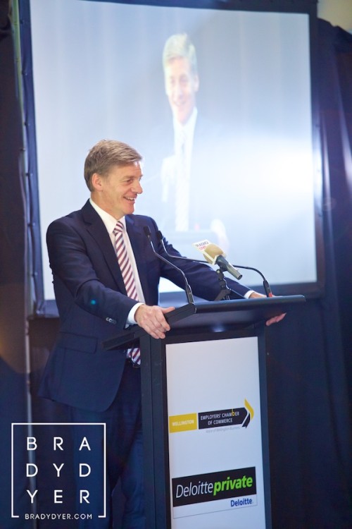 Bill English Lunch Pre-Budget 0165