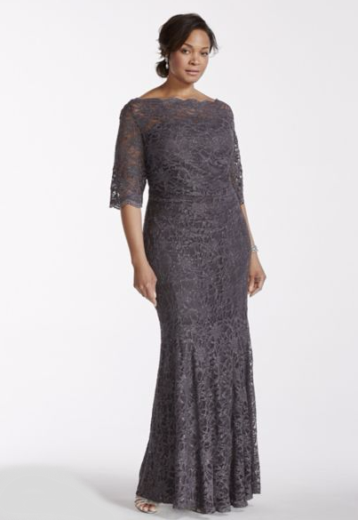 This lovely lace fishtail gown — $189.95