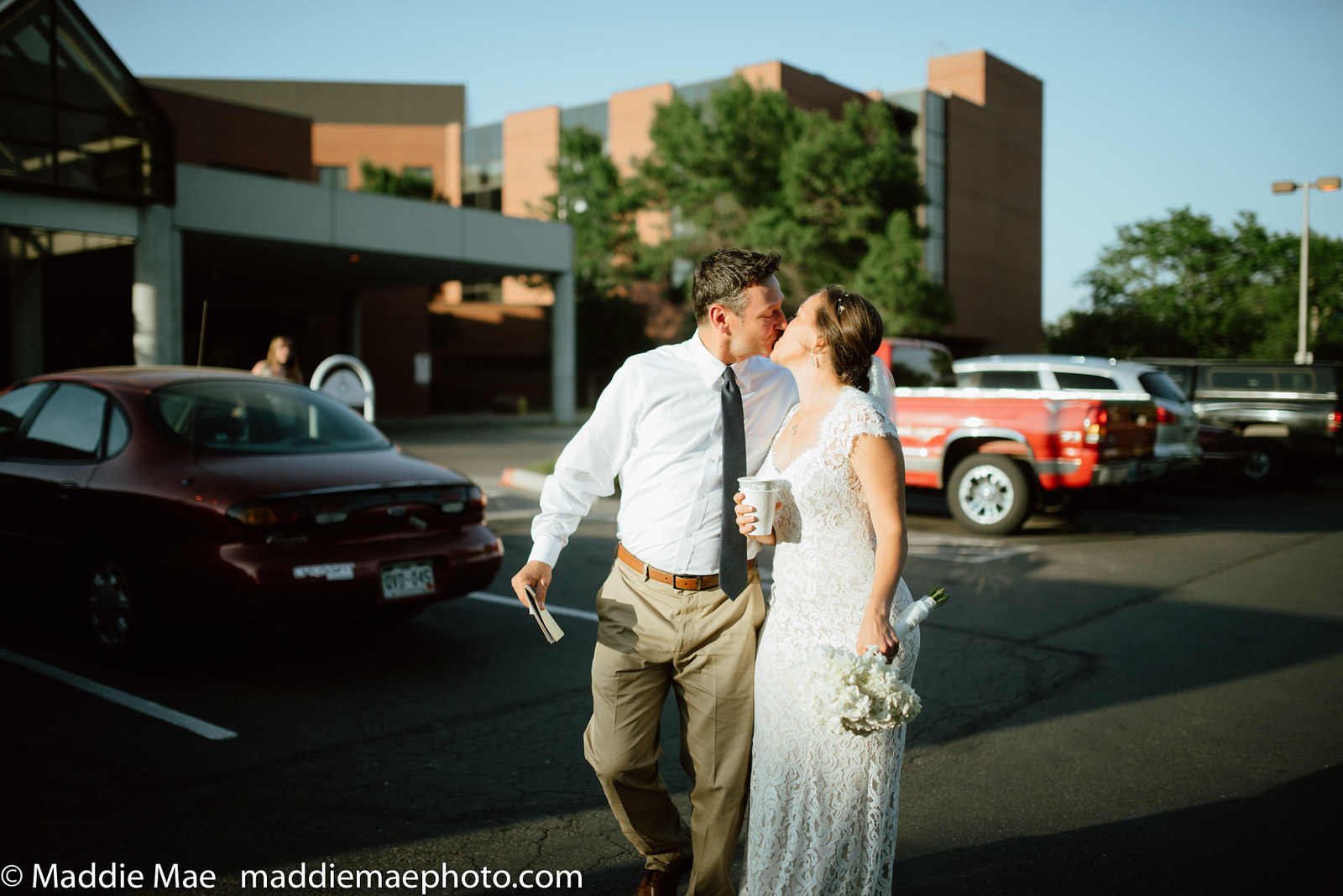 Benson was released after less than 20 minutes in the ER, which means he and his new wife made it back in time for most of their wedding reception.