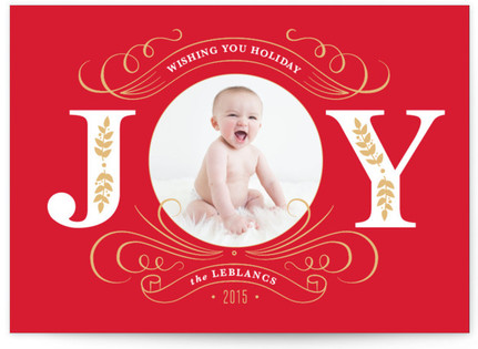 Joyful Photo Holiday Photo Cards